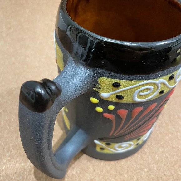 Mexican Folkloric Clay Mug - Picture 7 of 7